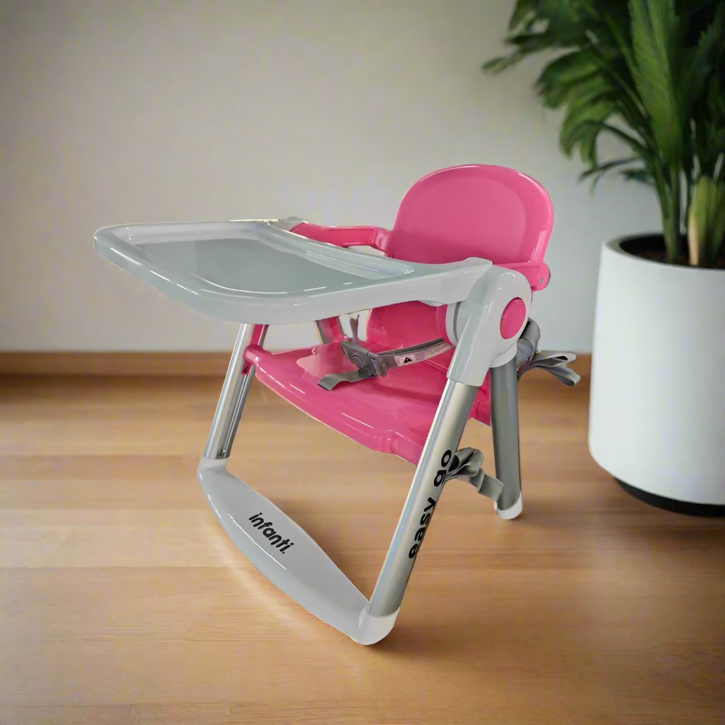 Portable Baby Feeding Chair with Safety Straps