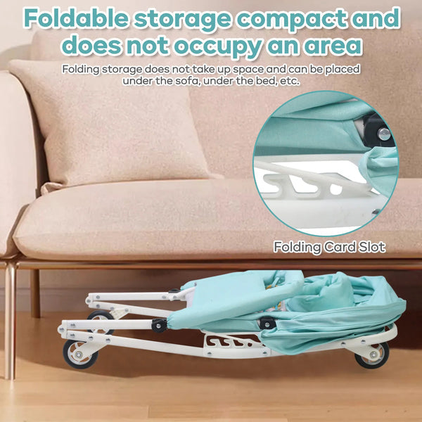 Multifunction Baby Rocking Chair | Adjustable | Wheels | Toys