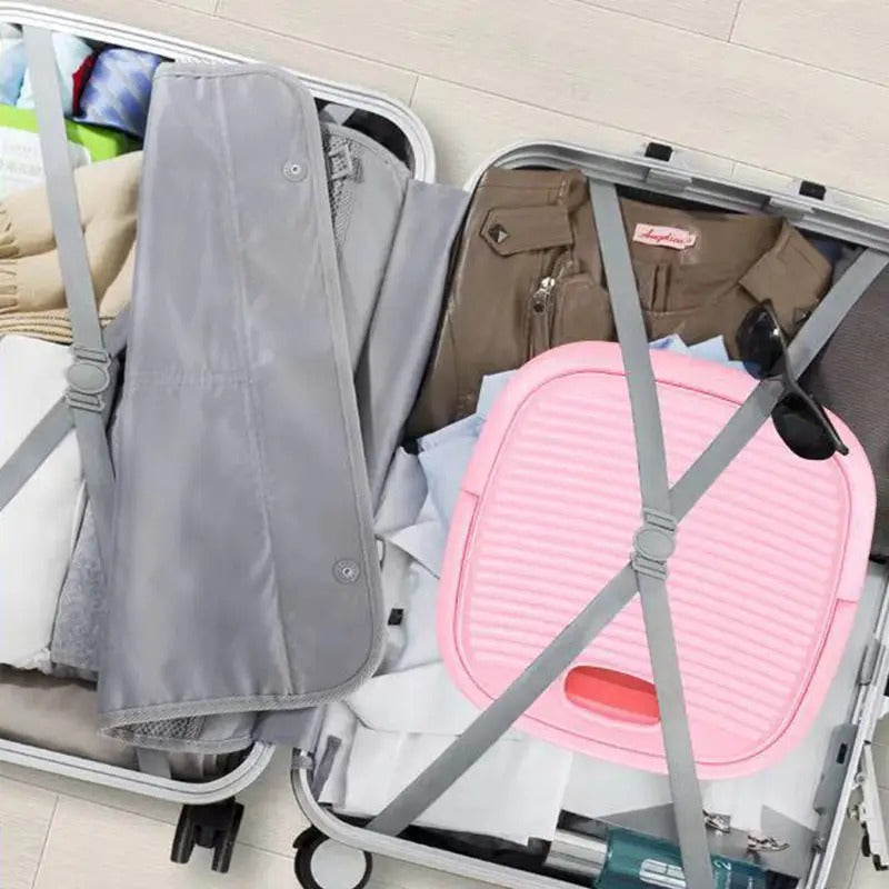 Portable Folding Washing With Dryer Rack