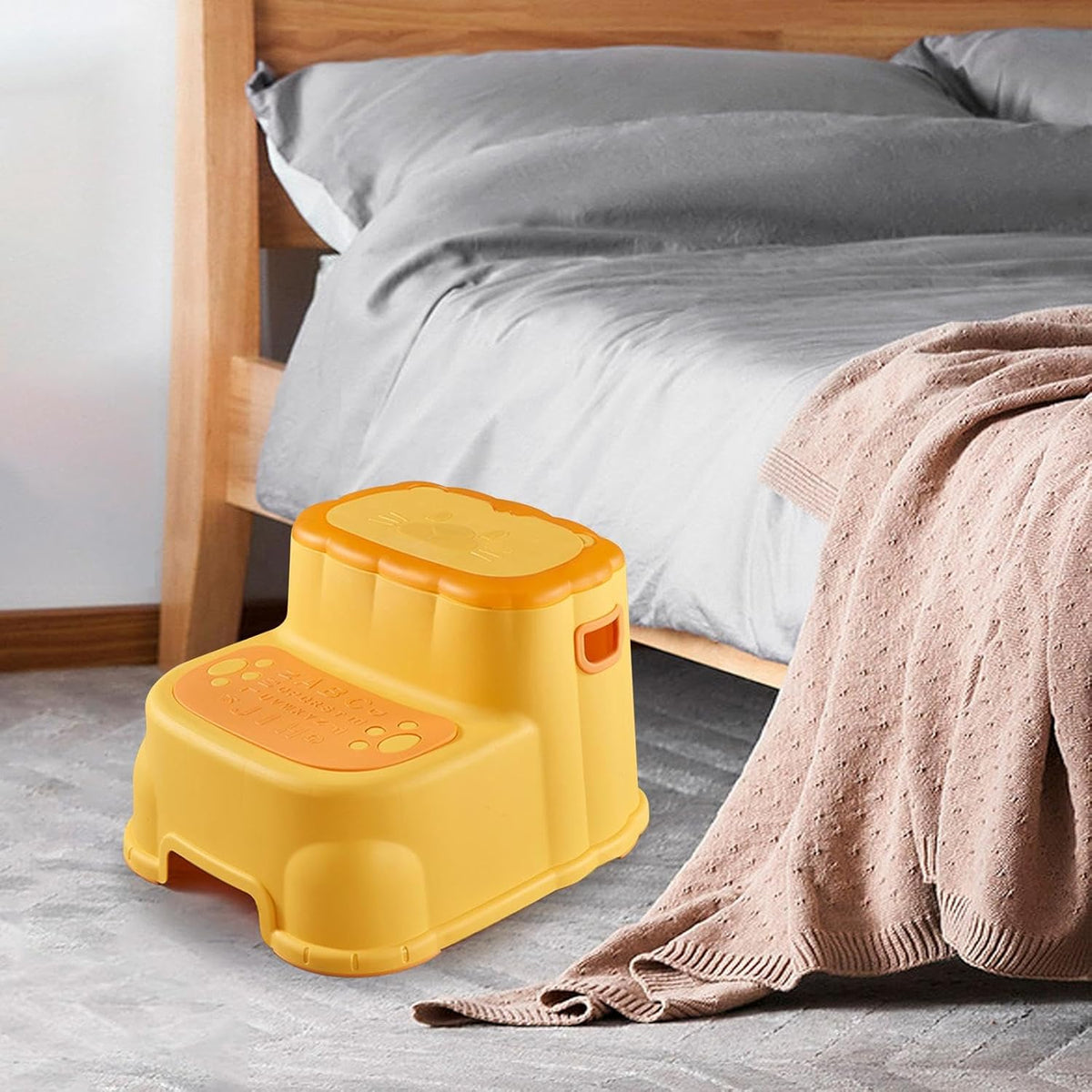 Kids Multipurpose Step Stool Mustard - Sunshine