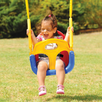 INFANT BABY OUTDOOR 3 IN 1 JUMBO SWING SET