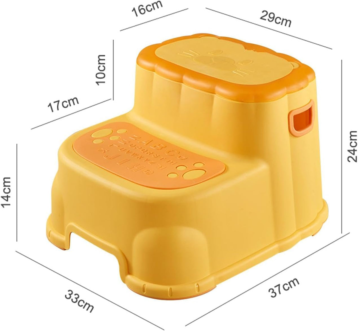 Kids Multipurpose Step Stool Mustard - Sunshine