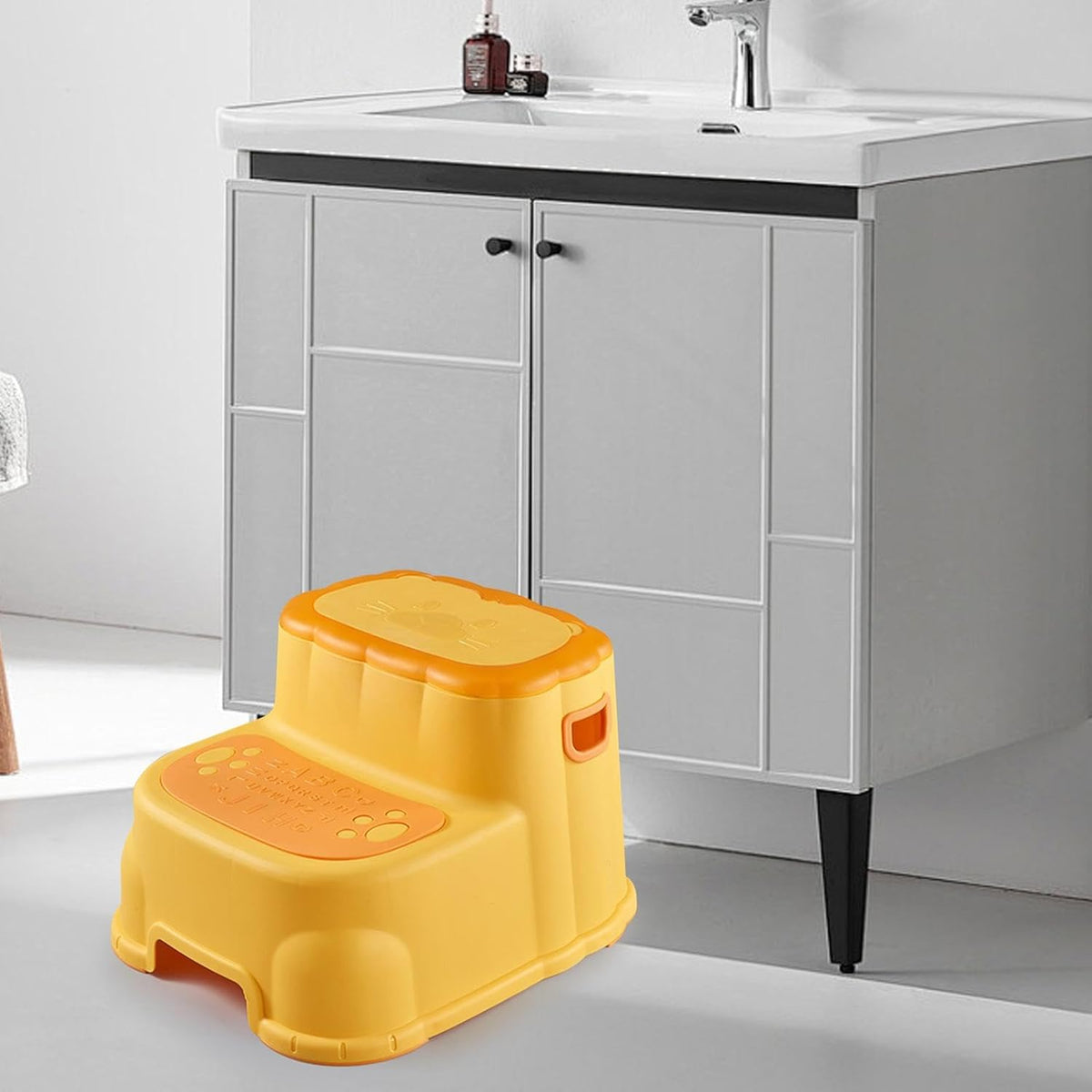 Kids Multipurpose Step Stool Mustard - Sunshine